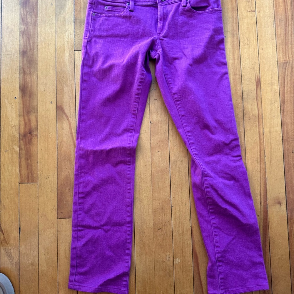 Lilly Pulitzer Vibrant Purple Straight Leg Jeans
